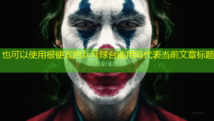 很便宜的乒乓球台能用吗